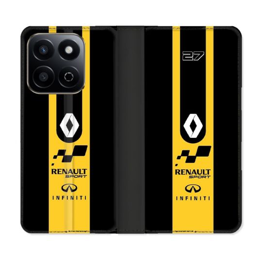 Housse cuir portefeuille Pour Honor 200 Smart 5G Renault