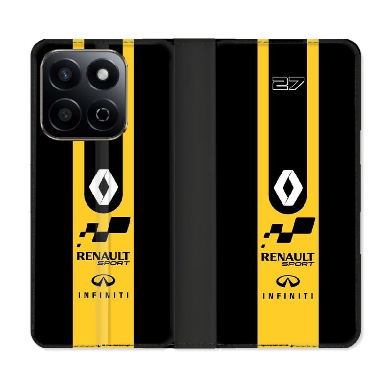 Housse cuir portefeuille Pour Honor 200 Smart 5G Renault