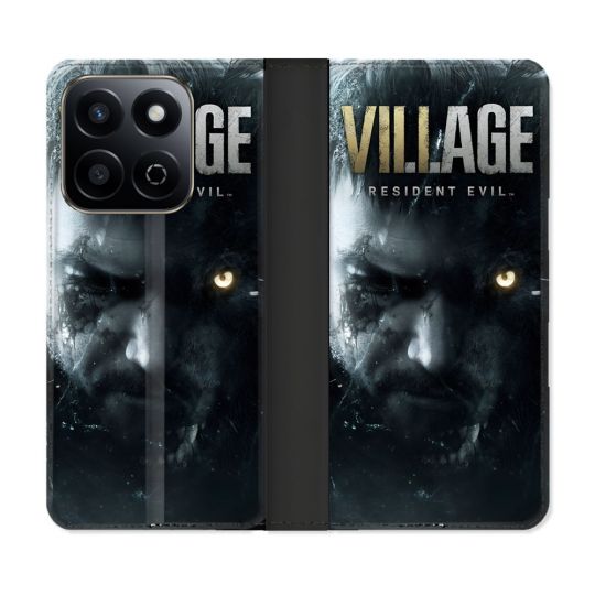 Housse cuir portefeuille Pour Honor 200 Smart 5G Resident Evil