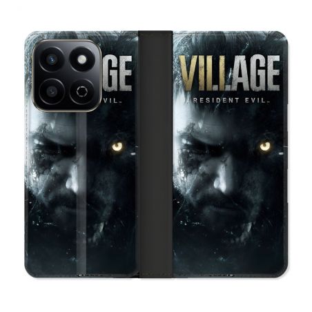 Housse cuir portefeuille Pour Honor 200 Smart 5G Resident Evil