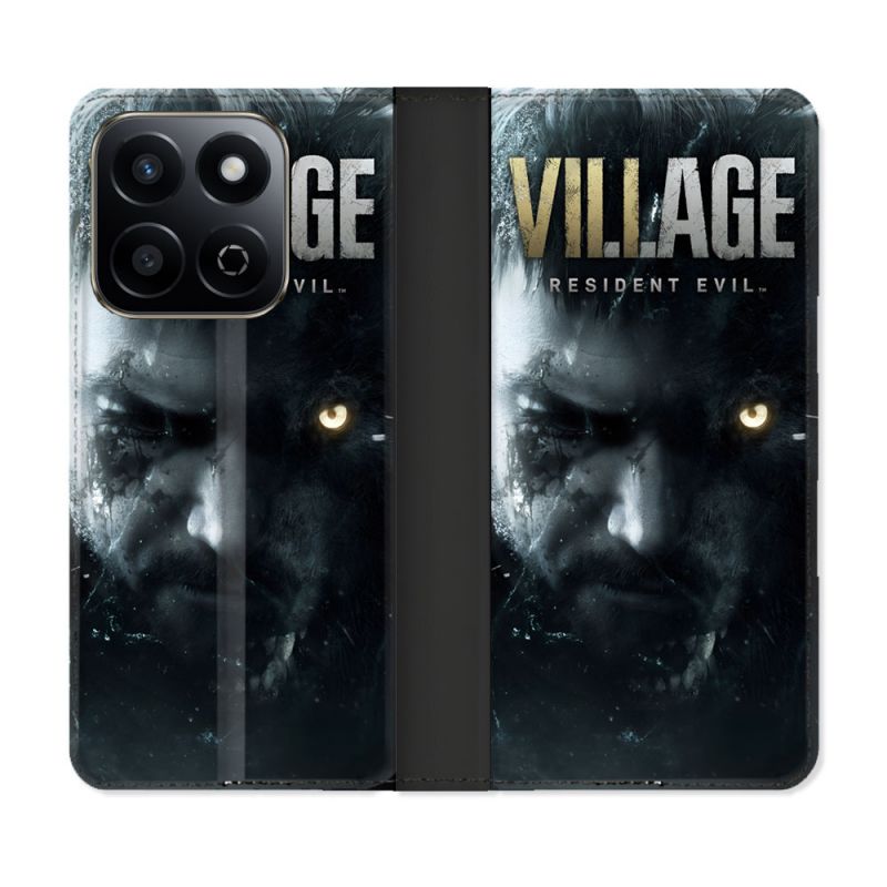 Housse cuir portefeuille Pour Honor 200 Smart 5G Resident Evil