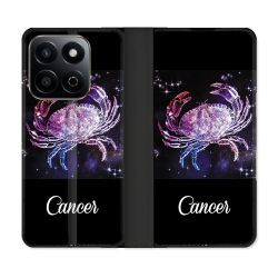 Housse cuir portefeuille Pour Honor 200 Smart 5G Signe Zodiaque 2 Cancer