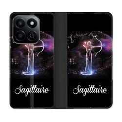 Housse cuir portefeuille Pour Honor 200 Smart 5G Signe Zodiaque 2 Sagittaire