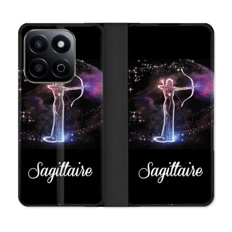Housse cuir portefeuille Pour Honor 200 Smart 5G Signe Zodiaque 2 Sagittaire