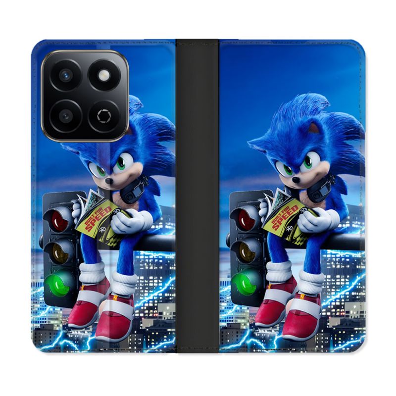 Housse cuir portefeuille Pour Honor 200 Smart 5G Sonic