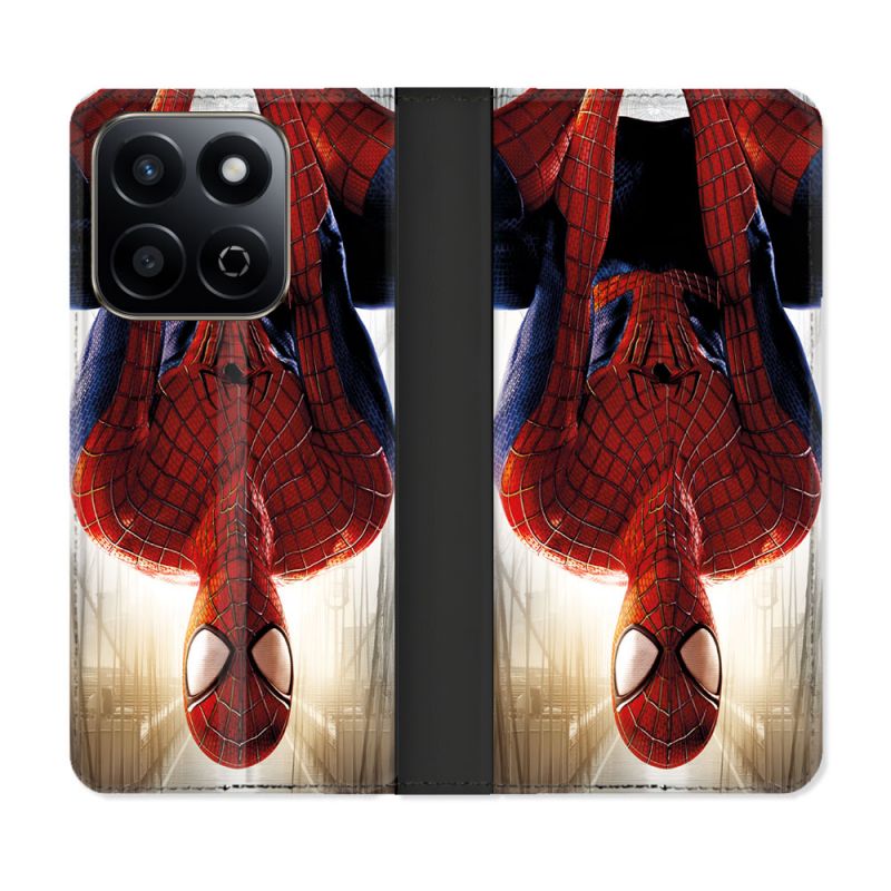 Housse cuir portefeuille Pour Honor 200 Smart 5G Spiderman Invers