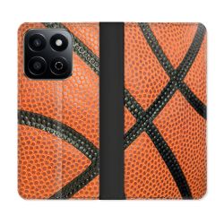 Housse cuir portefeuille Pour Honor 200 Smart 5G Sport Ballon Basket