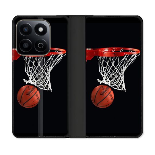 Housse cuir portefeuille Pour Honor 200 Smart 5G Sport Basket Panier