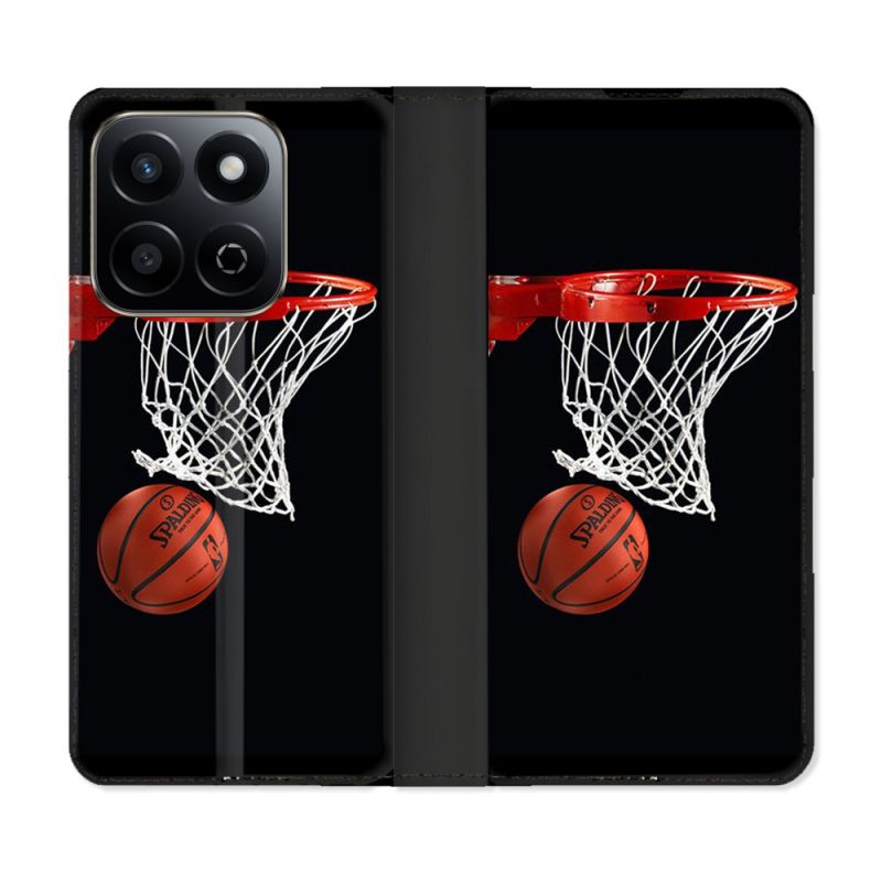 Housse cuir portefeuille Pour Honor 200 Smart 5G Sport Basket Panier