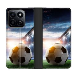 Housse cuir portefeuille Pour Honor 200 Smart 5G Sport Football Stade