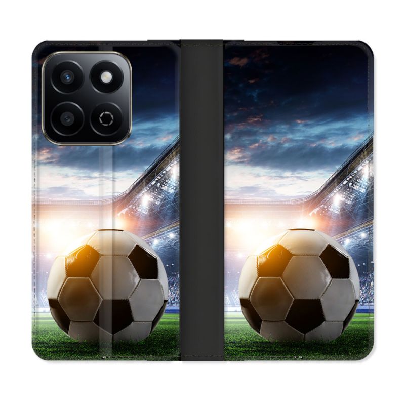 Housse cuir portefeuille Pour Honor 200 Smart 5G Sport Football Stade
