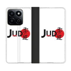 Housse cuir portefeuille Pour Honor 200 Smart 5G Sport Judo Logo