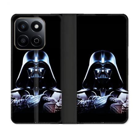 Housse cuir portefeuille Pour Honor 200 Smart 5G Star Wars - Dark Vador Noir
