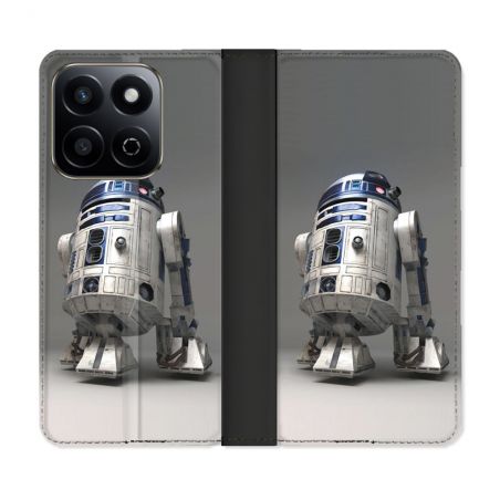 Housse cuir portefeuille Pour Honor 200 Smart 5G Star Wars - R2D2