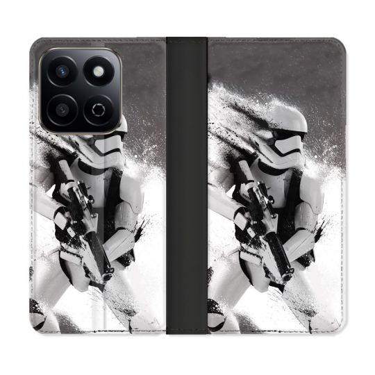 Housse cuir portefeuille Pour Honor 200 Smart 5G Star Wars - Trooper