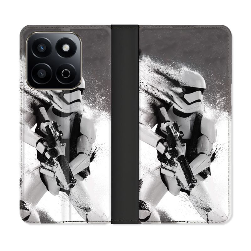 Housse cuir portefeuille Pour Honor 200 Smart 5G Star Wars - Trooper
