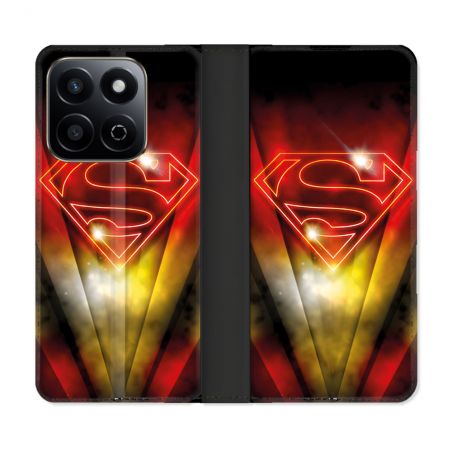 Housse cuir portefeuille Pour Honor 200 Smart 5G Superman Logo