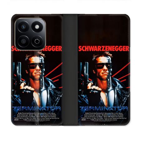 Housse cuir portefeuille Pour Honor 200 Smart 5G Terminator