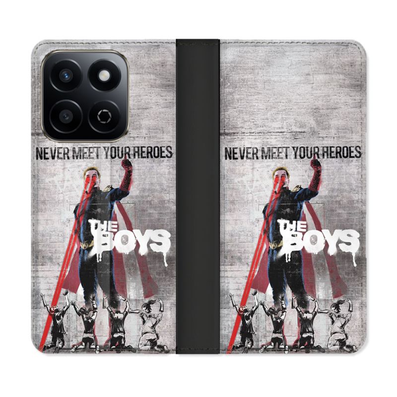 Housse cuir portefeuille Pour Honor 200 Smart 5G The Boys Affiche