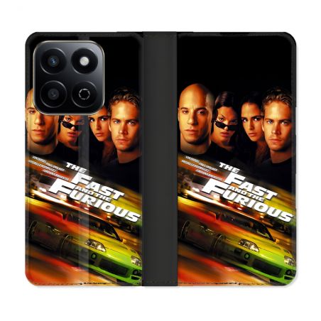 Housse cuir portefeuille Pour Honor 200 Smart 5G The Fast And Furious