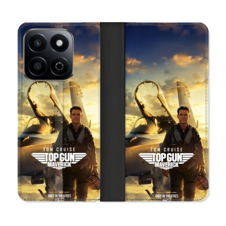 Housse cuir portefeuille Pour Honor 200 Smart 5G Top Gun