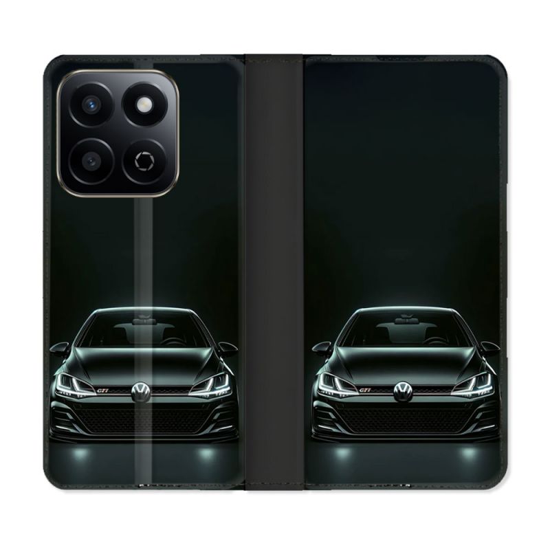 Housse cuir portefeuille Pour Honor 200 Smart 5G Volkwagen Golf GTI