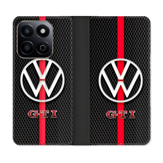 Housse cuir portefeuille Pour Honor 200 Smart 5G Volkwagen Line