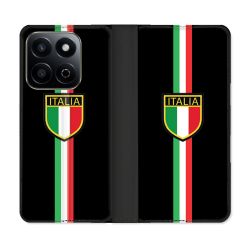 Housse cuir portefeuille Pour Honor 200 Smart 5G Voyage Italie 3 Noir