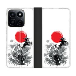 Housse cuir portefeuille Pour Honor 200 Smart 5G Voyage Japon Femme