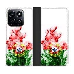 Housse cuir portefeuille Pour Honor 200 Smart 5G Voyage Portugal Flamme