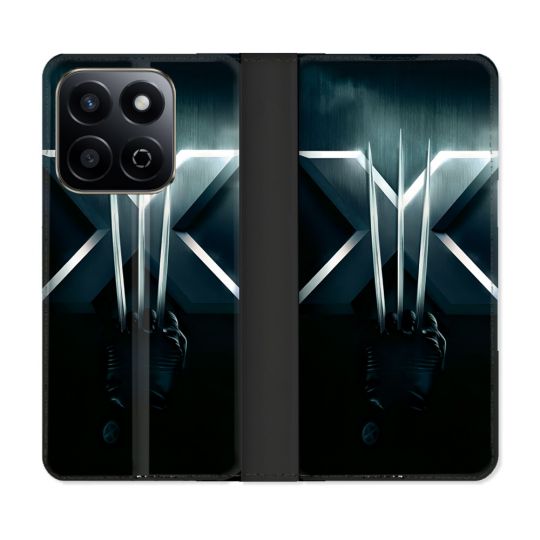 Housse cuir portefeuille Pour Honor 200 Smart 5G Xmen