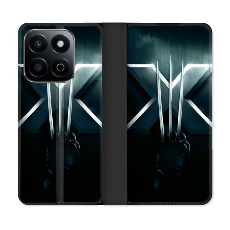 Housse cuir portefeuille Pour Honor 200 Smart 5G Xmen