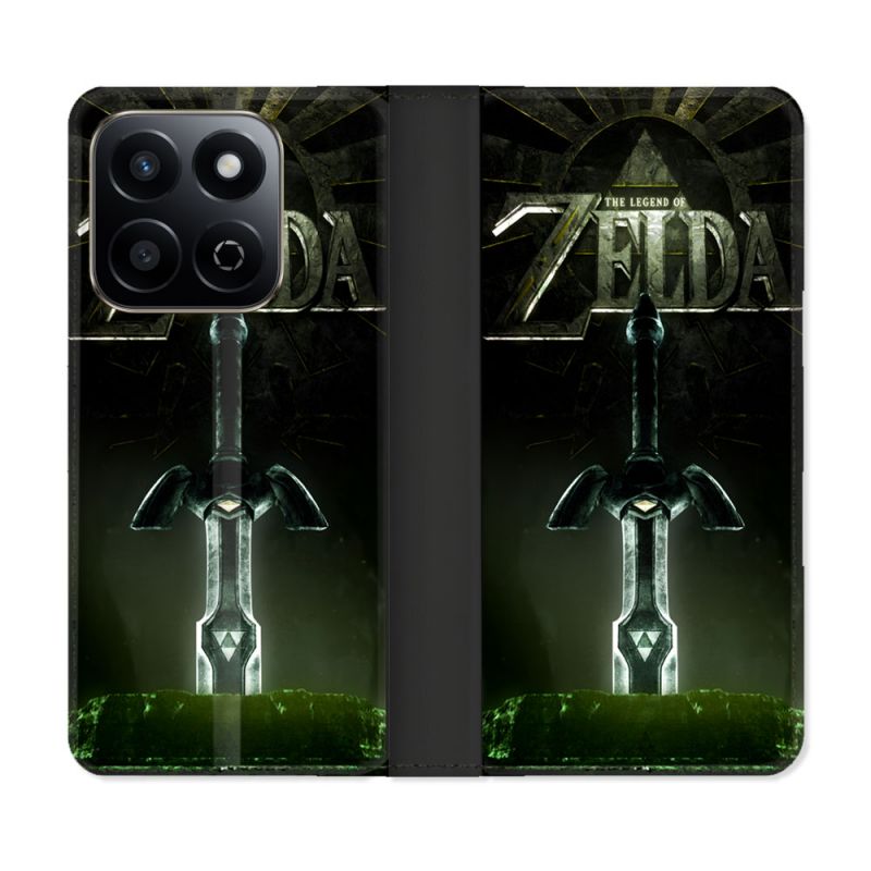 Housse cuir portefeuille Pour Honor 200 Smart 5G Zelda
