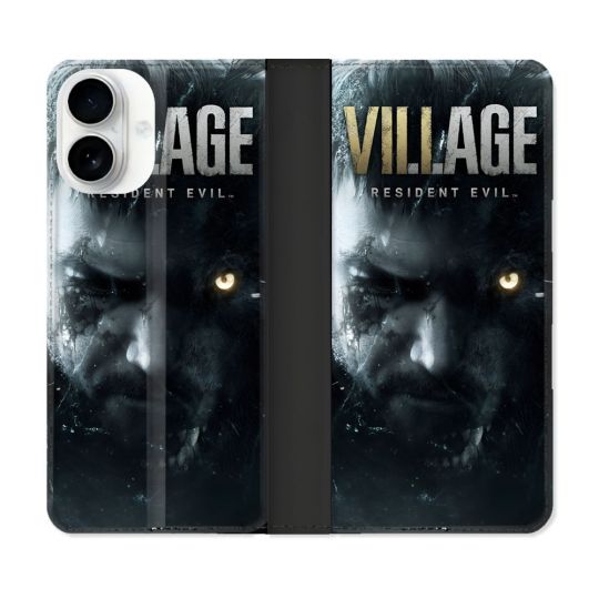 Housse cuir portefeuille Pour Iphone 17 Resident Evil