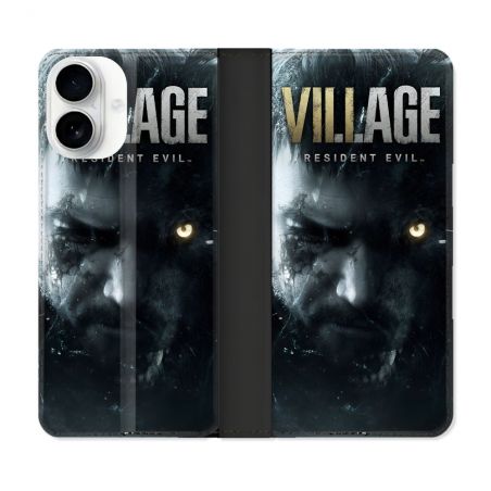 Housse cuir portefeuille Pour Iphone 17 Resident Evil