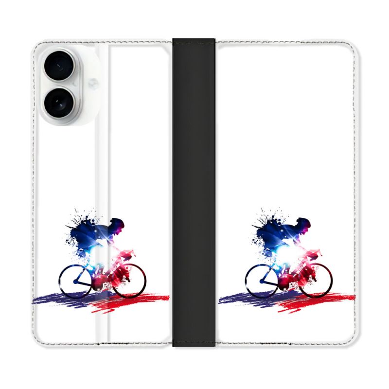 Housse cuir portefeuille Pour Iphone 17 Sport Cyclisme France
