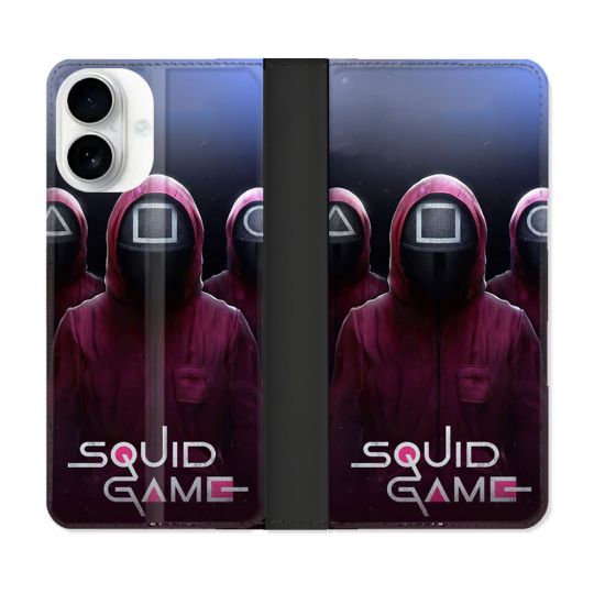 Housse cuir portefeuille Pour Iphone 17 Squid Game