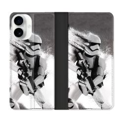 Housse cuir portefeuille Pour Iphone 17 Star Wars - Trooper