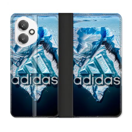 Housse cuir portefeuille Pour Honor 400 5G Adidas Iceberg