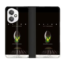Housse cuir portefeuille Pour Honor 400 5G Alien Affiche