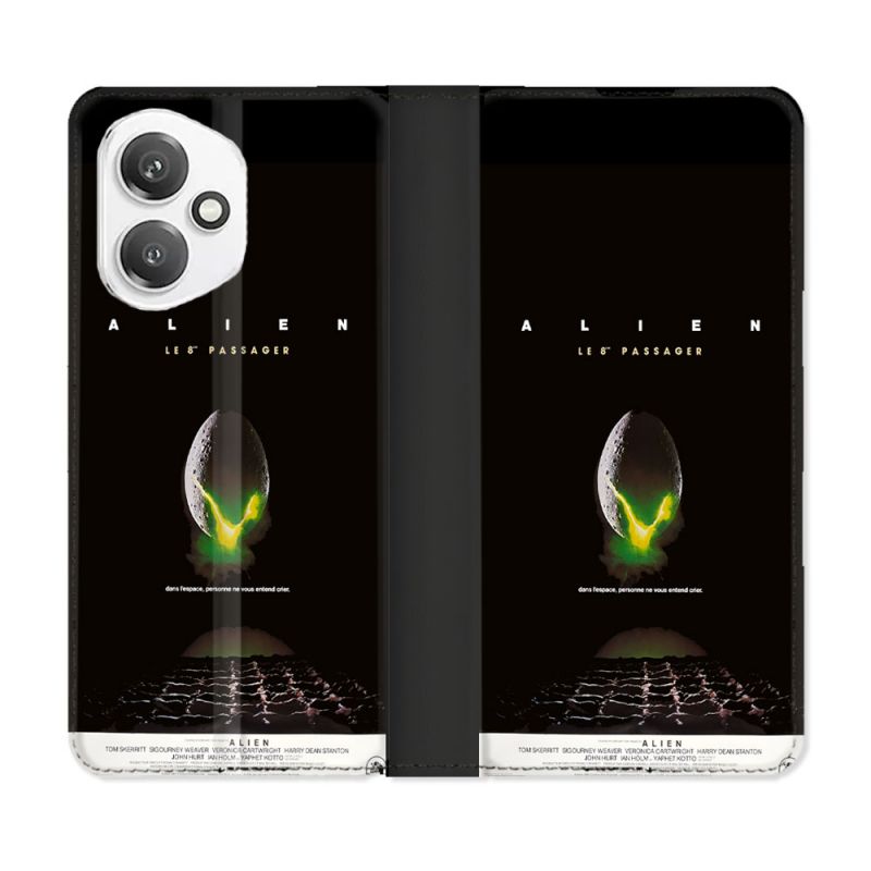 Housse cuir portefeuille Pour Honor 400 5G Alien Affiche