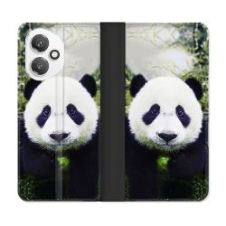 Housse cuir portefeuille Pour Honor 400 5G Animal Panda Color