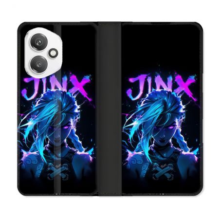Housse cuir portefeuille Pour Honor 400 5G Arcane Jinx Night
