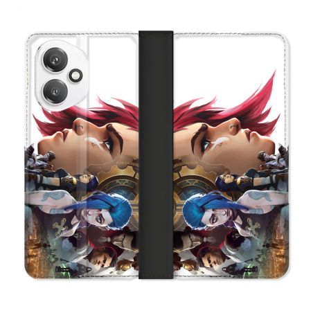 Housse cuir portefeuille Pour Honor 400 5G Arcane Jinx Sœur