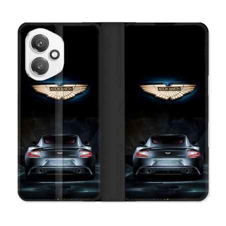 Housse cuir portefeuille Pour Honor 400 5G Aston Martin