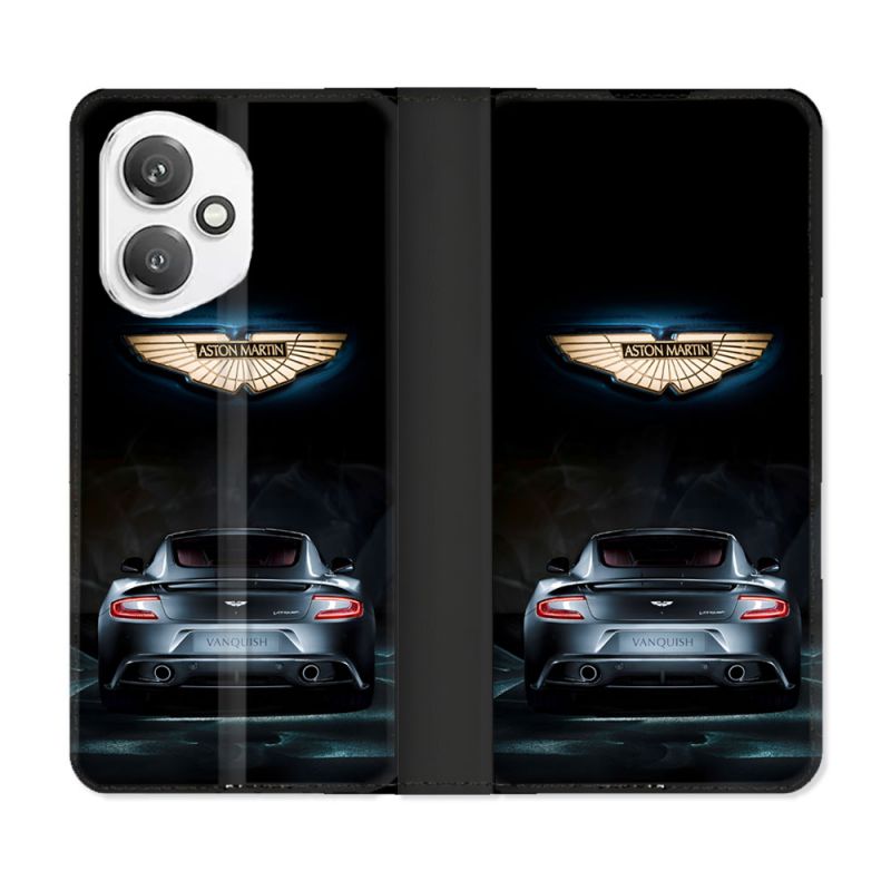 Housse cuir portefeuille Pour Honor 400 5G Aston Martin
