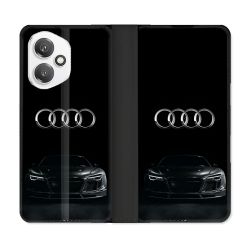 Housse cuir portefeuille Pour Honor 400 5G Audi