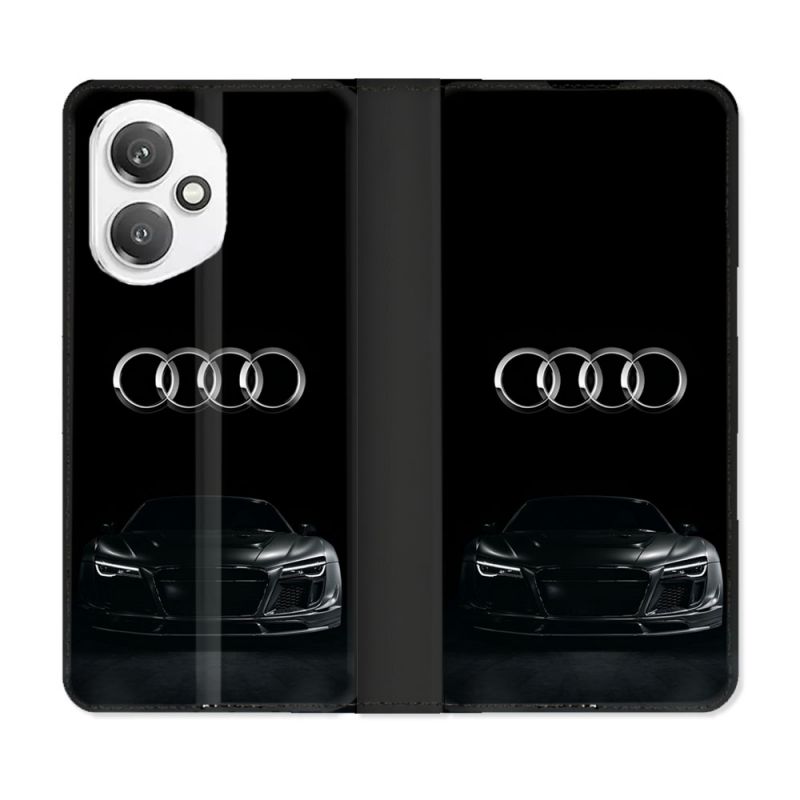 Housse cuir portefeuille Pour Honor 400 5G Audi