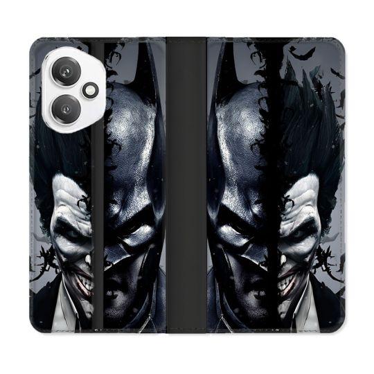 Housse cuir portefeuille Pour Honor 400 5G Batman Joker