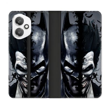 Housse cuir portefeuille Pour Honor 400 5G Batman Joker